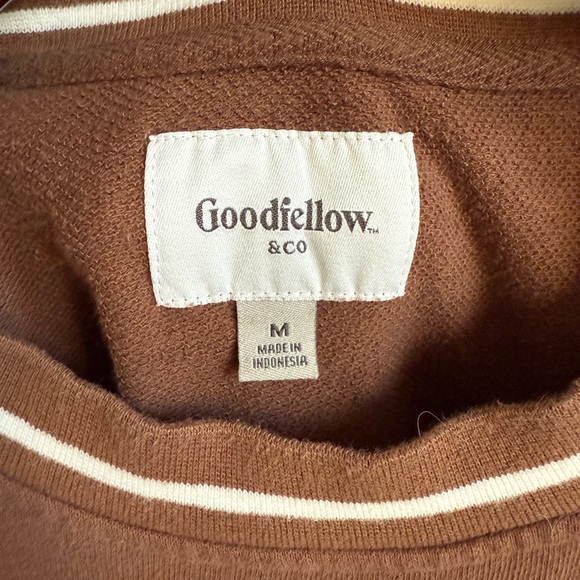 Goodfellow & Co Rust (Orange/Brown) Sweatshirt (Size M) - Picture 2 of 5